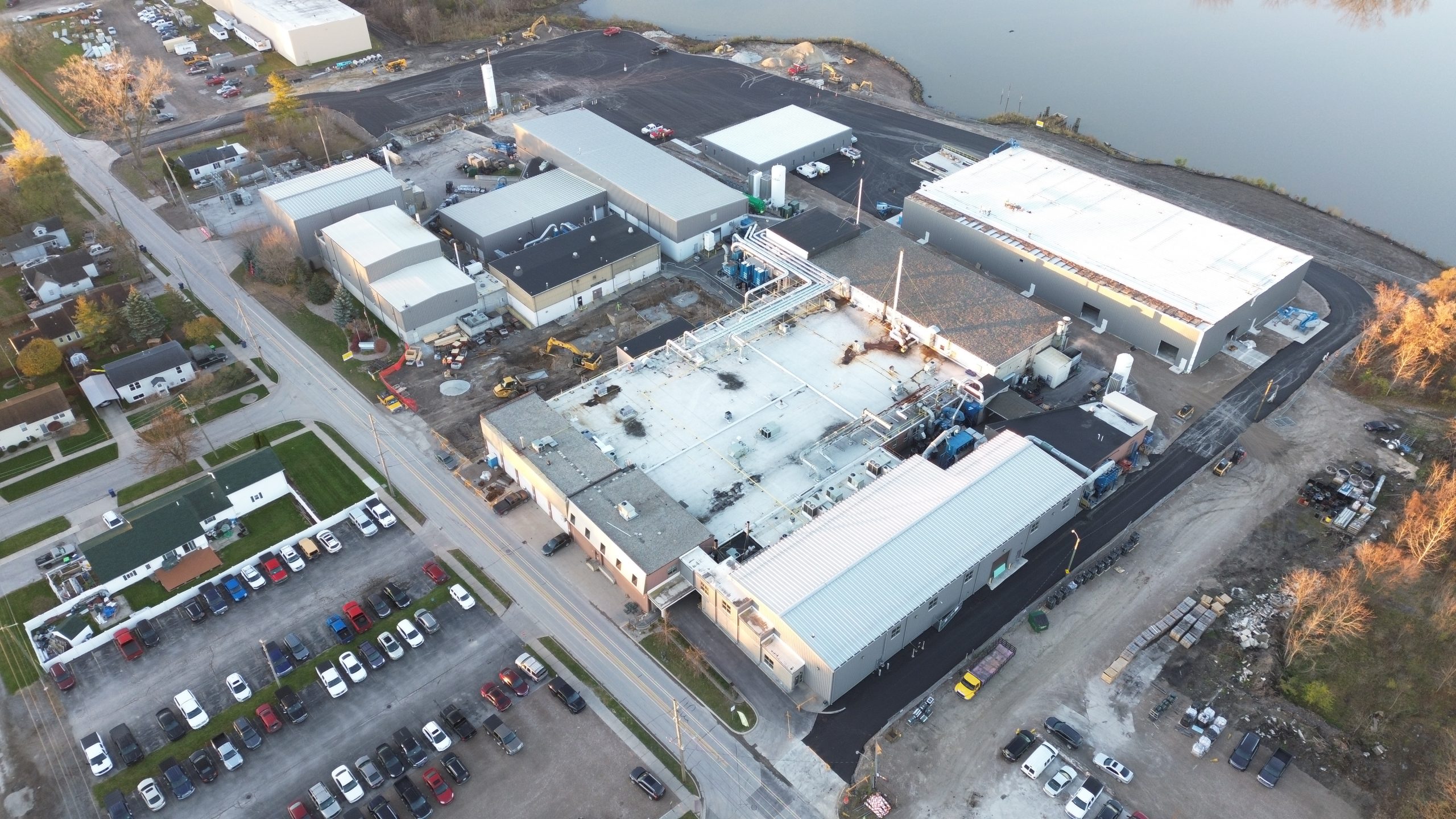mersen warehouse renovation, bay city, interior renovation, EGLE, floodplain mitigations, utility expansion, phased work, construction, production increase