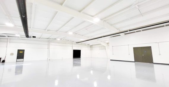 Higher purpose warehouse renovation, interior renovation, Saginaw, MI, epoxy floors, painting, doors, doorways, plumbing, hvac, electrical, offices