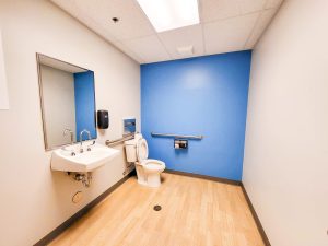internal medicine restroom renovation