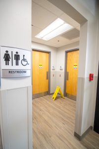 restrooms in Emergency Department lobby renovation miracle method